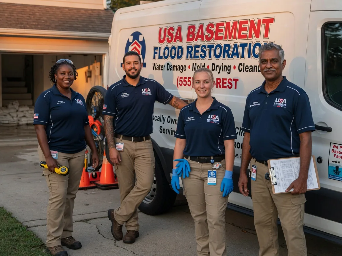 Basement Flood Cleanup company in Leggett, TX